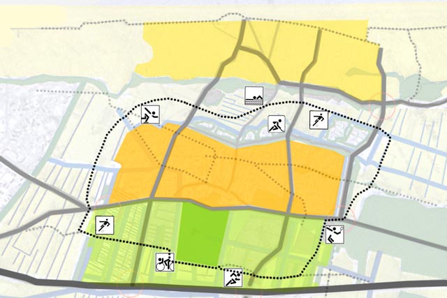 fietspad 'rondje Noordwijk'