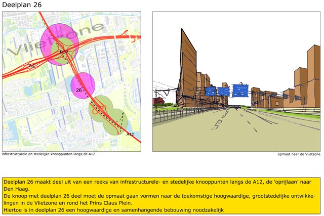 oprijlaan naar Den Haag